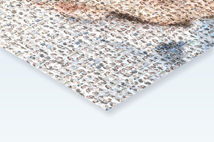 Fotomozaïek als poster laten drukken